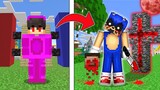 🖤I Scared My Friend with JUMPSCARE Sonic.EXE in Minecraft
