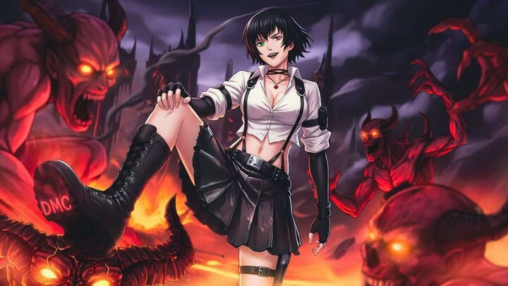 Devil may cry amv mix anime ( Grim Salvo x Witchouse 40k - BAPHOMET )