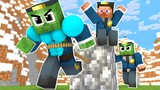 Monster School : THE POLICE ZOMBIE - Minecraft Animation