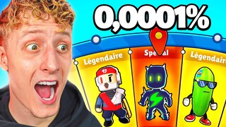 J'OBTIENS LE SKIN LE PLUS RARE DE STUMBLE GUYS ?