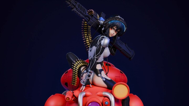 Motoko Kusanagi #gits #ghostintheshell #masamuneshirow #3d