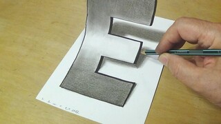 Magic letters are here, 3D stereoscopic sketch tutorial is here!