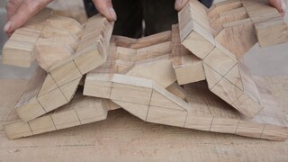Villager recreates legendary Luban stool from one block of wood