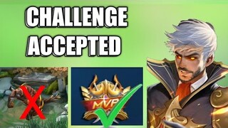 NO FARMING AND BE MVP CHALLENGE ACCEPTED | WICKEDVASH ALUCARD | MLBB