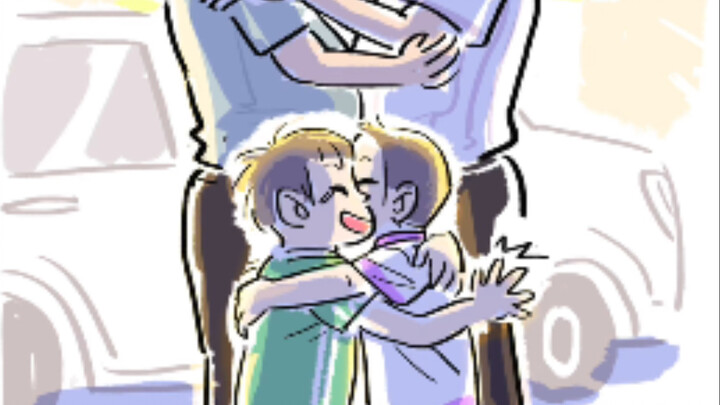 First meeting the young man… then meeting him again…