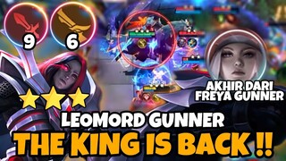 3 STAR LEOMORD GUNNER THE KING IS BACK ! 9 WM 6 GUNNER MAGIC CHESS MOBILE LEGENDS