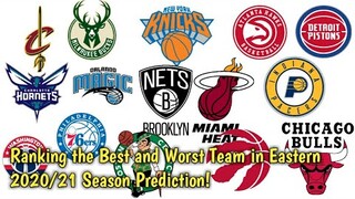 The Best And Worst Team Eastern Conference 2020/21 Season Prediction!!