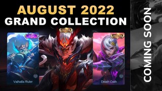 AUGUST GRAND COLLECTION | COLLCTOR SKIN CHOICES 2022 - MLBB