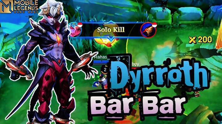 KING Dyrroth Main Bar Bar Di Early Game Lawan Auto Kena Mental !!😱🥶