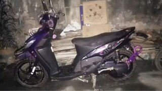 My baby burny 😈🛵💨