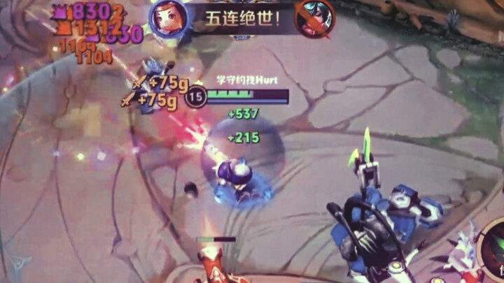 【Livestream chói mắt】Tiểu Lỗ Ban thần kỹ hạ gục 5 kẻ địch trong gang tấc để bảo vệ pha lê! Cảnh tượn