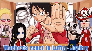 👒 Warlords react to Luffy - JoyBoy -- Gacha Club -- One Piece -- Monkey D Galinha 👒