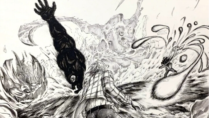 One Person Fights Four Dragons