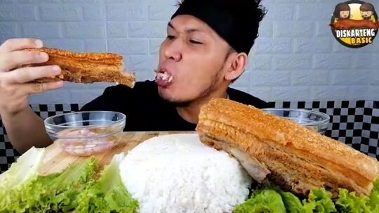 MUKBANG LECHON KAWALI