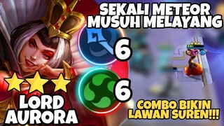 LORD AURORA BINTANG 3 COMBO 6 ELEMENTALIST VIRAL LAWAN AUTO SUREN ! MAGIC CHESS