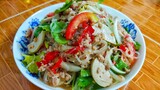 ยำวุ้นเส้นหมูสับ วิธีทำยำแบบง่ายๆอร่อยๆ สไตล์ | ครัวบ้านๆ Channel