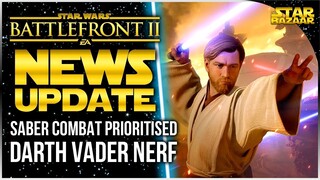 Lightsaber Combat Is Priority, Vader Nerf/Bug Fix, Hotfix When? | Star Wars Battlefront 2 Update