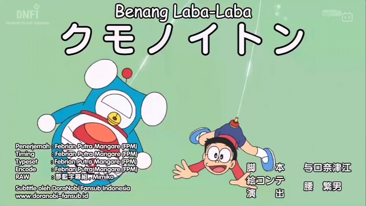 Doraemon Subtitle Bahasa Indonesia...!!! "Benang Laba-laba"