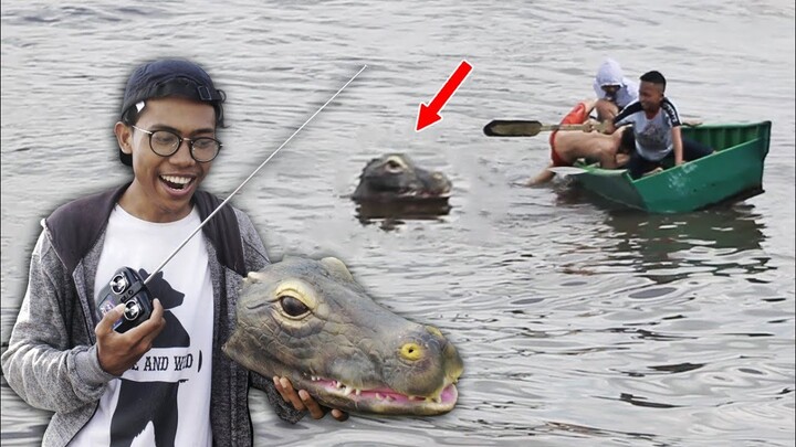 Remote Controlled Alligator Prank 2019 - Pertama di INDONESIA - cupstuwerd