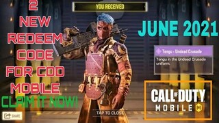 *June 2021* Call Of Duty Mobile New Redeem Code | Cod Mobile Redeem Code Garena