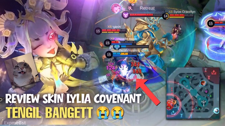 ANAK SE-KECIL ITU HARUS DEF BASE SENDIRIAN⁉️ RIVIEW SKIN LYLIA COVENANT "PHANTASMAL REVERLY" ✨