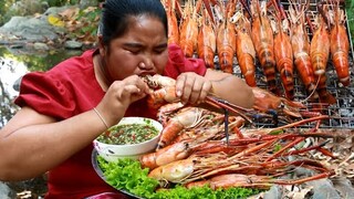 Yummy BBQ Lobster with Lettuce Recipes & Cooking life