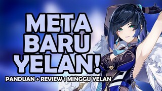 PANDUAN + REVIEW 1 MINGGU YELAN! Meta, Tim, Artifact, Senjata, Build! | Genshin Impact Indonesia