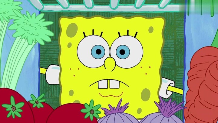 SpongeBob đã sử dụng nhiều loại rau chay để làm món súp siêu ngon và Ốc Nhỏ rất thích!