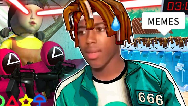 ROBLOX เกมปลาหมึก ช่วงเวลาฮาๆ (MEMES)