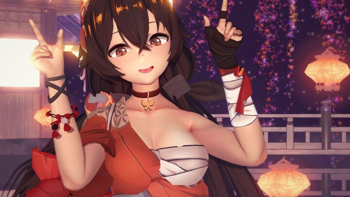 [Genshin Impact MMD]CH4NGE [Amber.Xiaogong Costume]