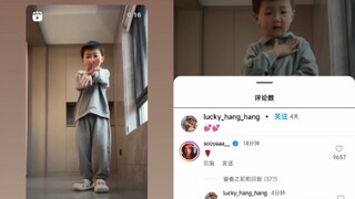 Go viral again! Even Jisoo's Instagram reposted the Chinese baby's cover of "Flower". Hanghang, you 