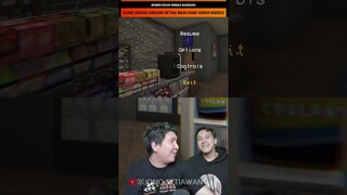 MOMEN KOCAK WINDAH BASUDARA SCENE SAYANG DIBUANG KETIKA MAIN GAME HOROR NGEBUG #shorts #windah