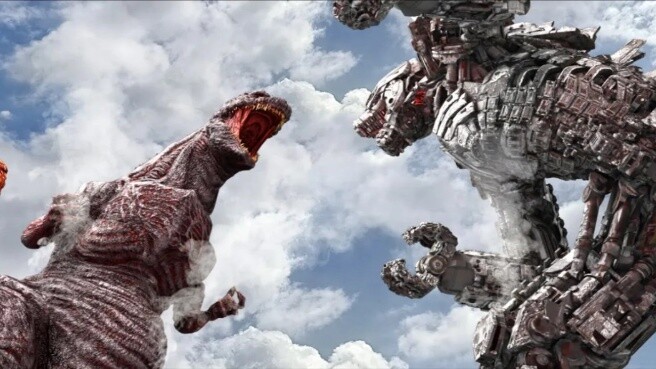 [Remix]What will happen when Mecha Godzilla vs Japanese Godzilla