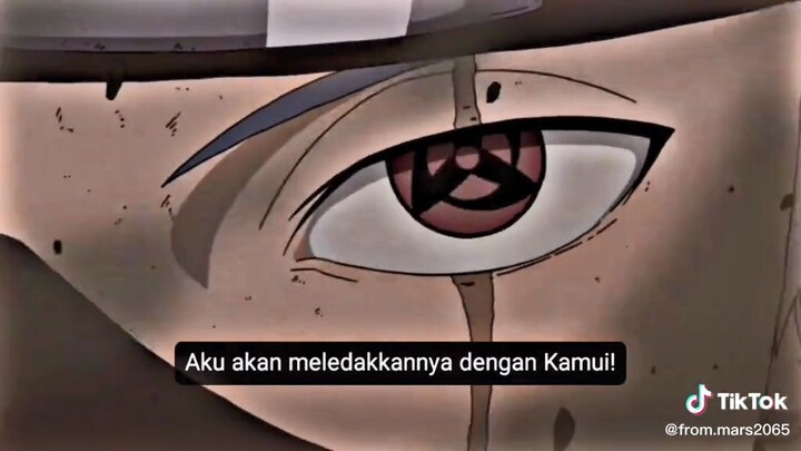 kakashi pun seperti melihat guru nya😌