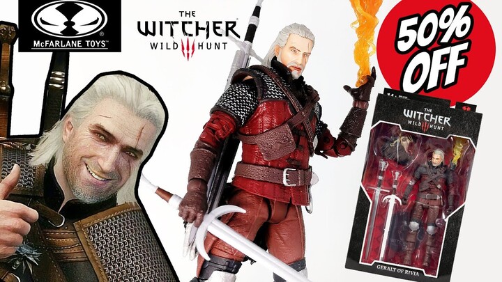 McFarlane Toys The Witcher 3 Wild Hunt Geralt of Rivia Wolf Armor Unboxing and Review by Ralph Cifra