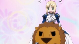 Cara Saber genit meminta uang pada Shirou sungguh lucu.