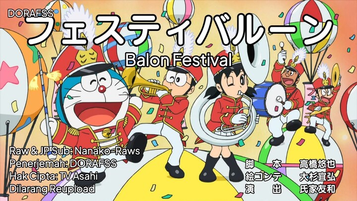 Doraemon 903 AB Sub Indo & Eng Terbaru: Bidik Gelaran Raja Curi Base & Balon Festival