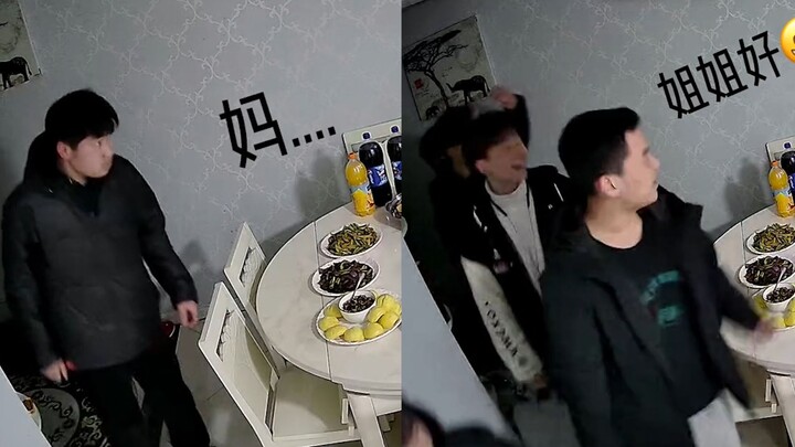 Son brings his classmate home to hang out, and they both instinctively call Mom “Sis” when they see 