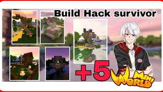 (Mini World) Nếu Muốn Thế Giới Sinh Tồn Của Bạn Trở nên Đẹp Hơn - Mini World : 5+ Nordic Build Hack