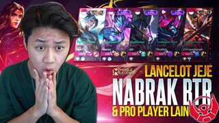 APA YANG TERJADI KALO LANCELOT JEJE KETEMU BTR DAN PRO PLAYER LAINNYA DI RANKED? - Mobile Legends