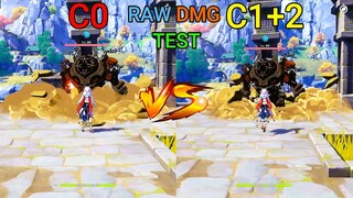 Nilou C0 vs C1 vs C2! how big is the difference? Raw DMG and Bloom Test GAMEplay