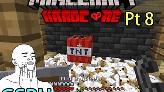 GSPH MinecraftHARDCORE  Pt 8 - Chicken + Tnt + More House!