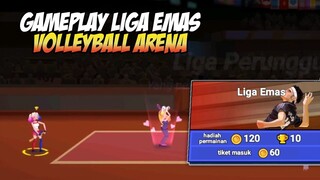 AKHIRNYA TERBUKA LIGA EMAS ! VOLLEYBALL ARENA ALL STAR