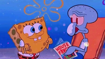 ไม่มีเพื่อนของ Spongebob คนใดจำเขาได้ มีเพียง Squidward เท่านั้นที่ยังจำเขาได้!