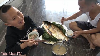 Ăn Cá Sống - Làm Gỏi Cá Mè Cho Mao Đệ Ăn Không Trượt Phát Nào