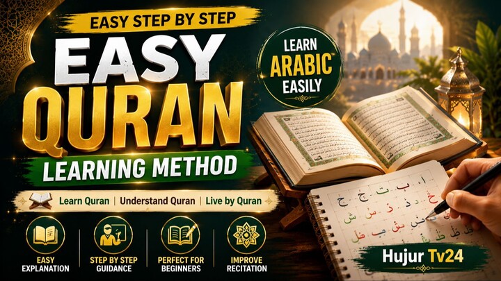Easy Quran Learning Method | Quran Education Class Episode  | Learn Arabic Easily | Hujur Tv24