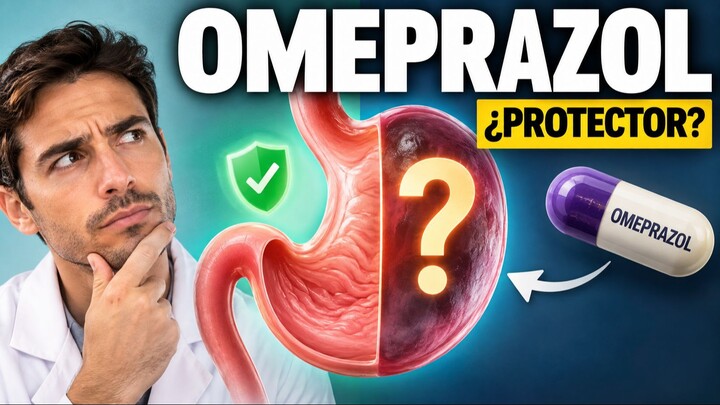 ¿QUÉ LE HACE EL OMEPRAZOL A TU ESTÓMAGO?