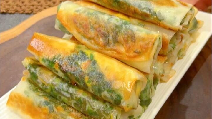 لا ترمِ قشور الزلابية المتبقية، اصنع منها لفائف ثلاثي الحشوة المقرمشة من الخارج والطرية من الداخل – 