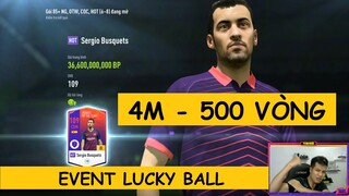 4 Triệu VNĐ test 500 vòng LUCKY BALL mở ICON & +8 ngập tràn