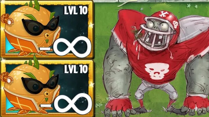 Every plant is infinitely powered up! Facing 50 All-Star Zombies – Who Will Win? – PvZ 2